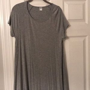 Grey old navy swing dress